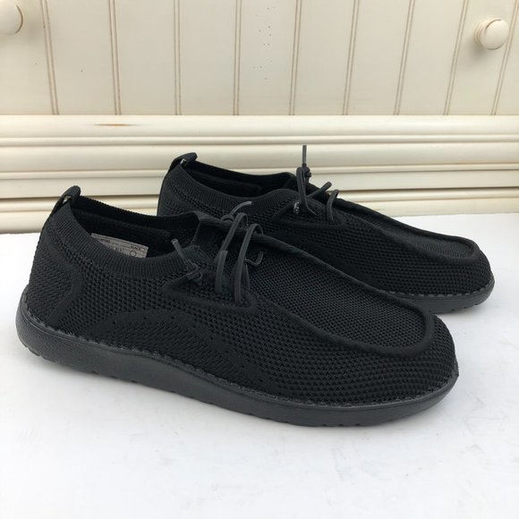 ITAZERO Black Slip On Comfy Loafer Shoes Minimalist Walking - Picture 1 of 15